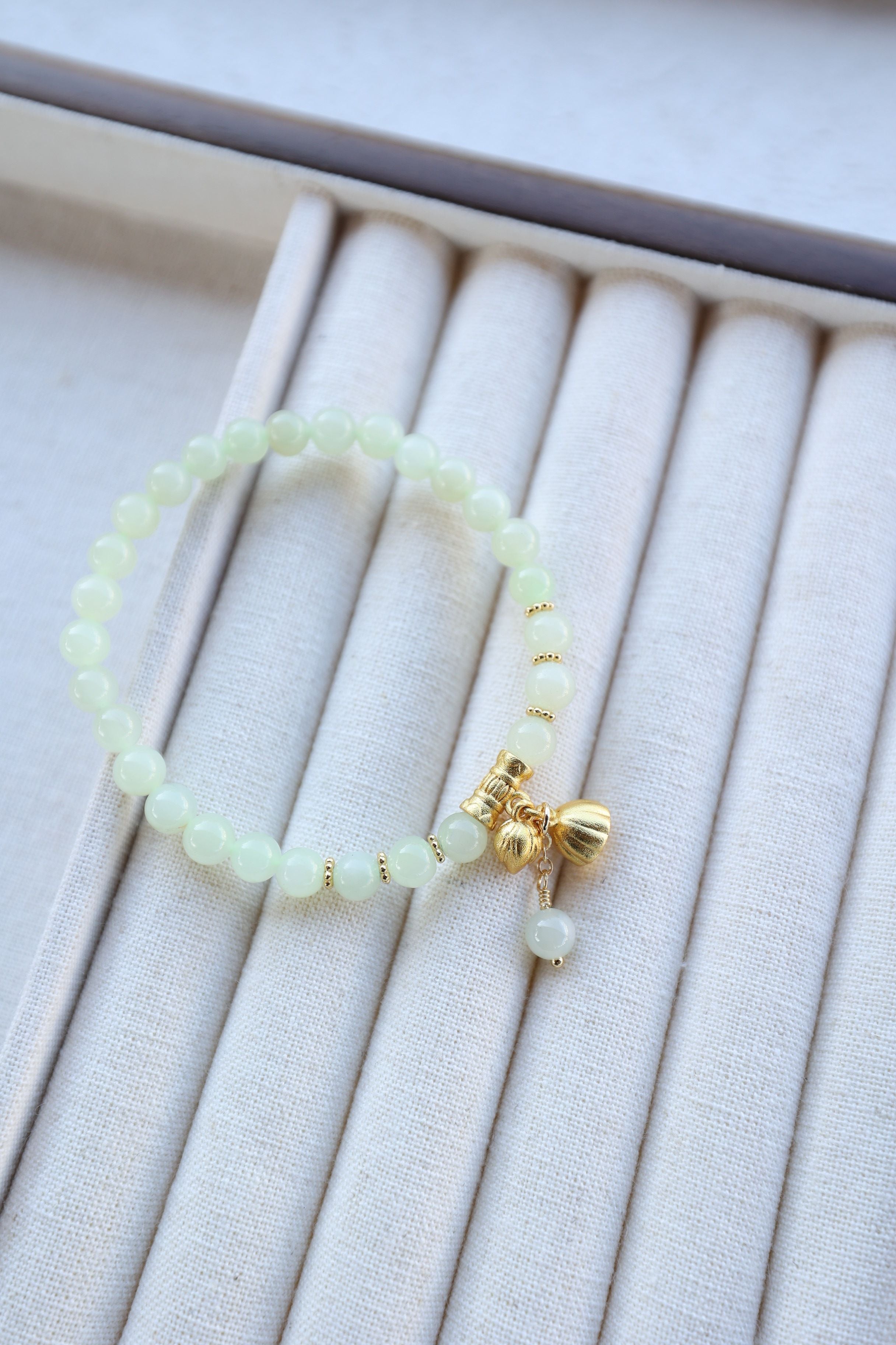 Imperial Serenity: Authentic Hetian Jade Bracelet