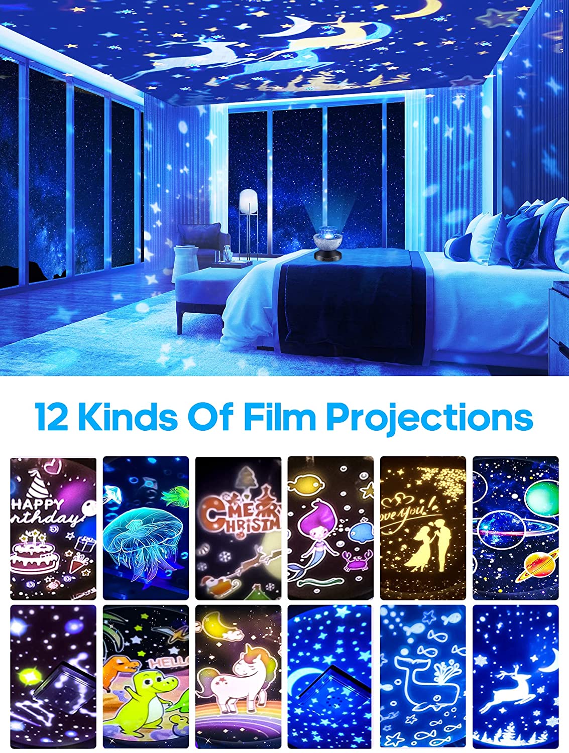 Star Projector Night Light for Kids Galaxy Projecto